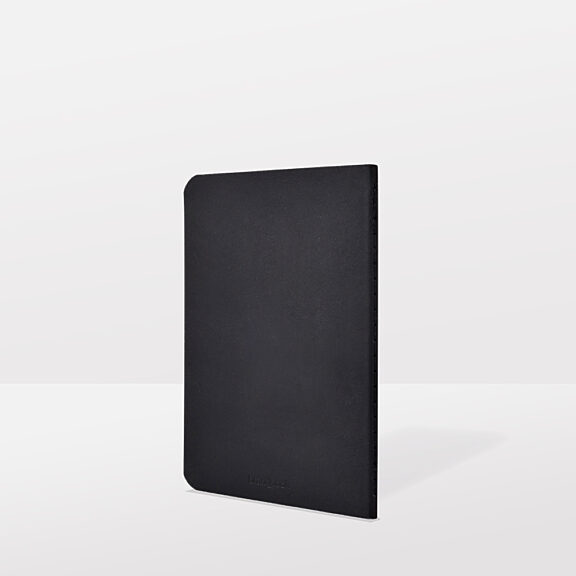 Black, slim notebook