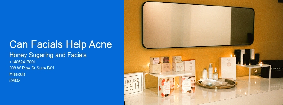 Can Facials Help Acne