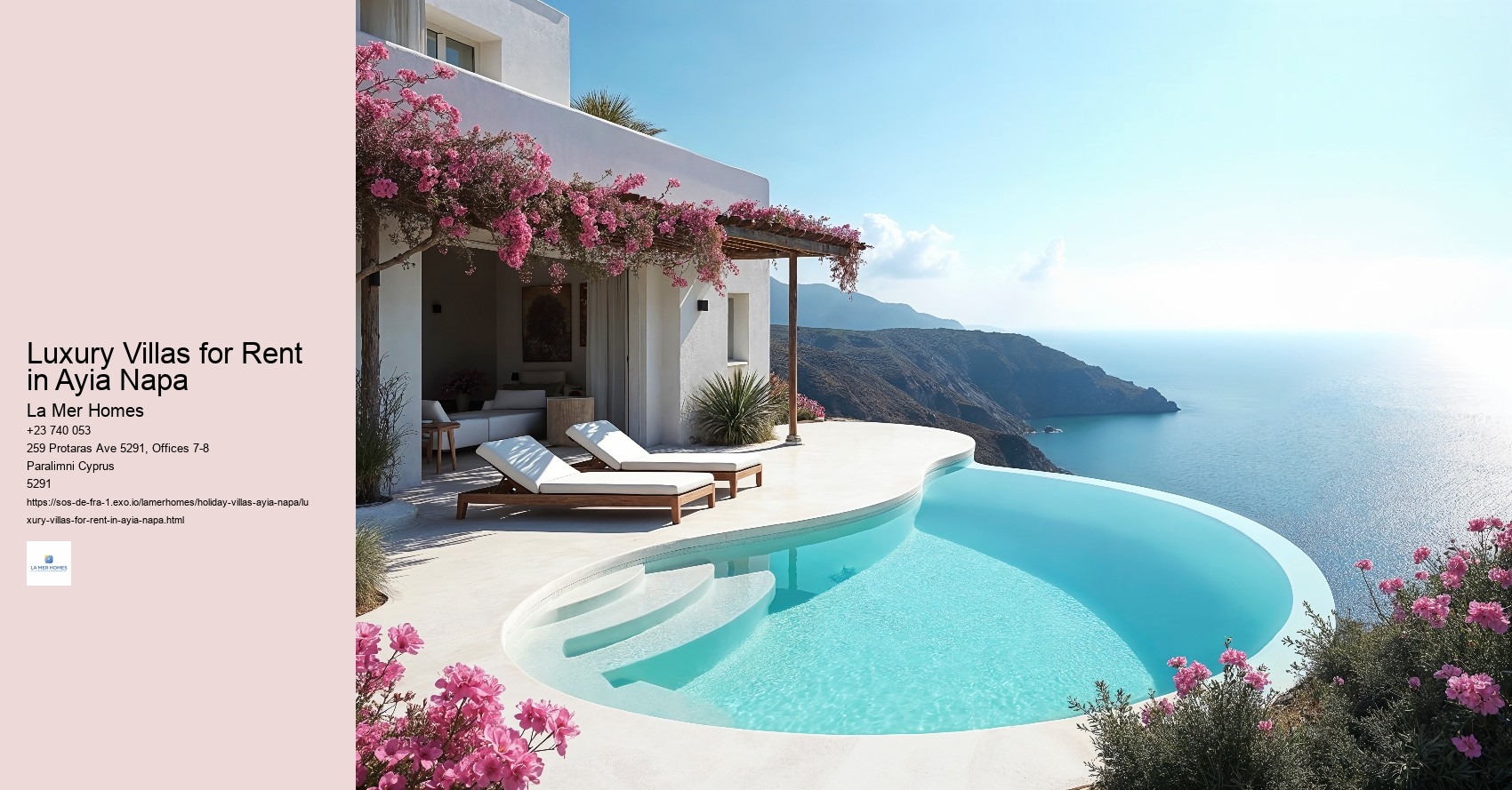 Luxury Villas for Rent in Ayia Napa