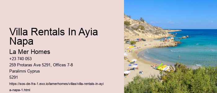 Villa Rentals In Ayia Napa