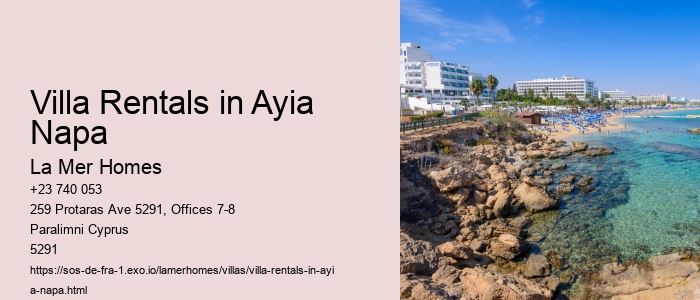 Villa Rentals in Ayia Napa