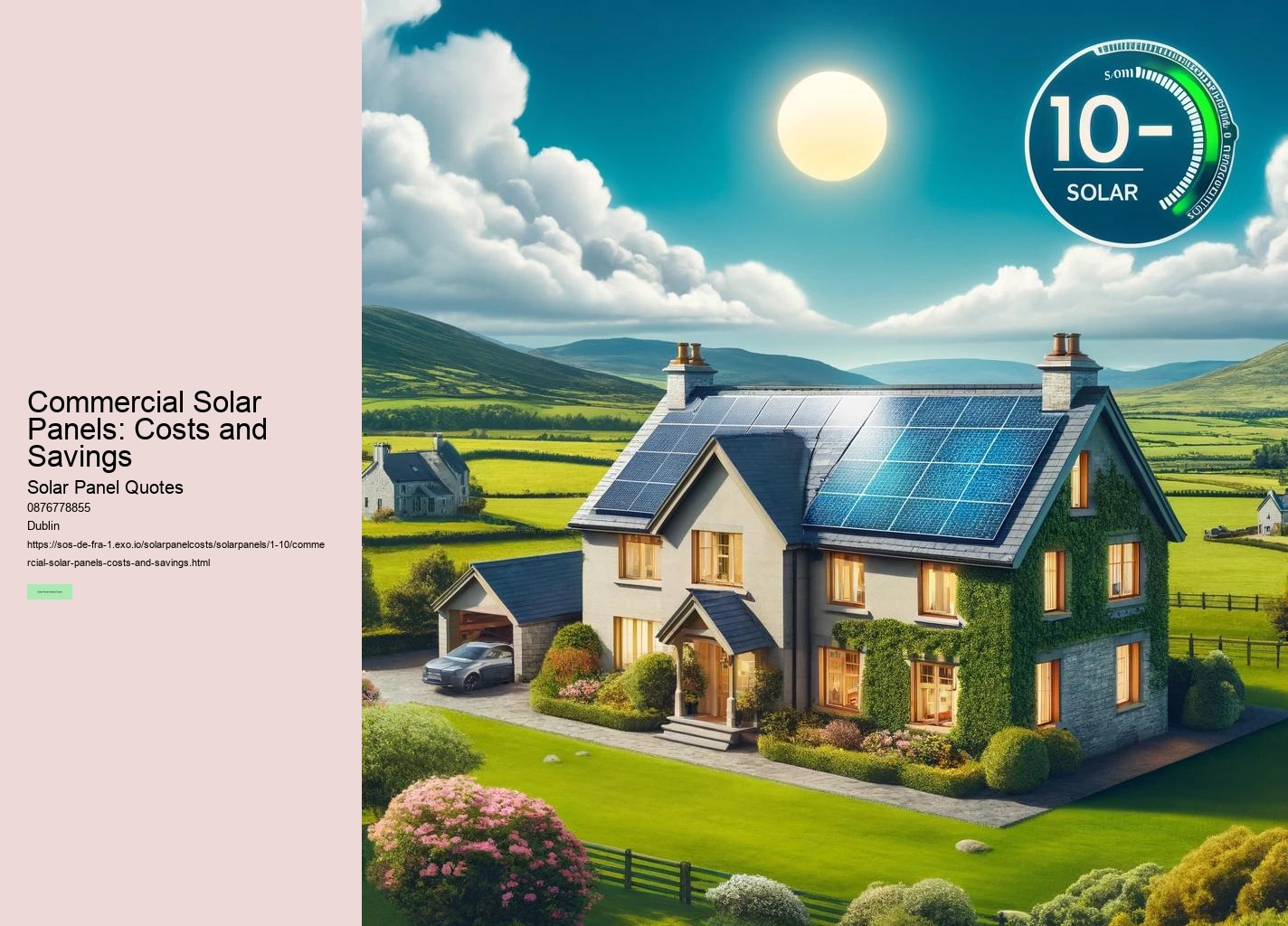 The Cost of Solar Panels for Different House Sizes in Ireland