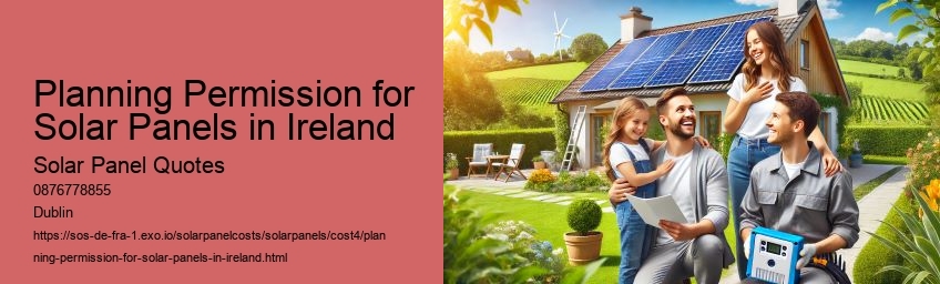 Planning Permission for Solar Panels in Ireland