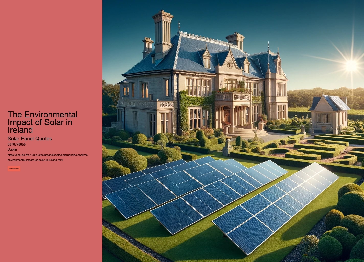 The Environmental Impact of Solar in Ireland
