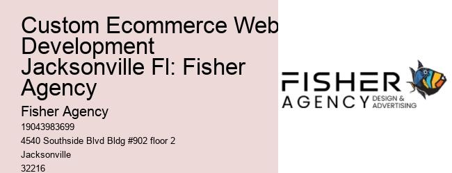Custom Ecommerce Web Development Jacksonville Fl: Fisher Agency