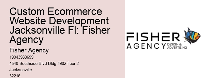 Custom Ecommerce Website Development Jacksonville Fl: Fisher Agency