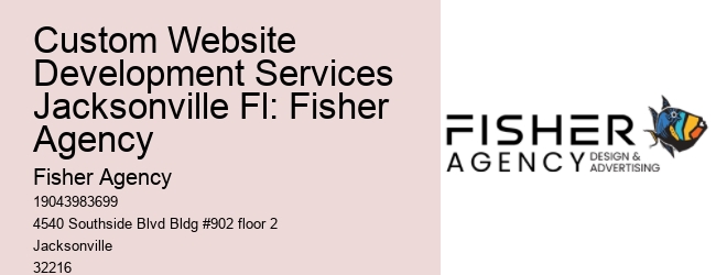 Custom Website Development Services Jacksonville Fl: Fisher Agency