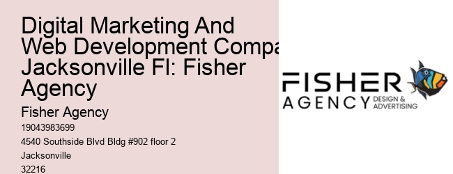 Digital Marketing And Web Development Company Jacksonville Fl: Fisher Agency