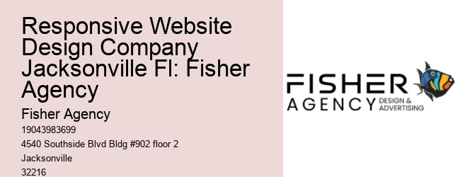Responsive Website Design Company Jacksonville Fl: Fisher Agency