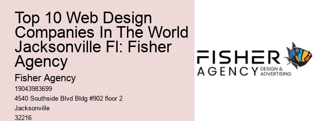 Top 10 Web Design Companies In The World Jacksonville Fl: Fisher Agency