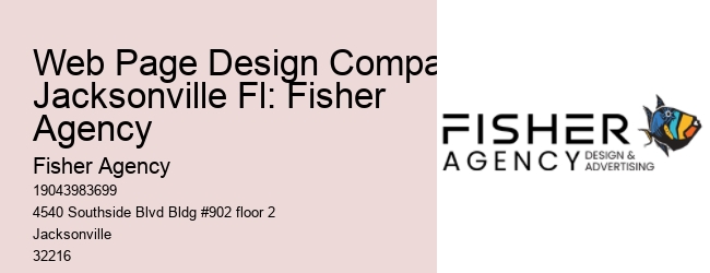 Web Page Design Company Jacksonville Fl: Fisher Agency