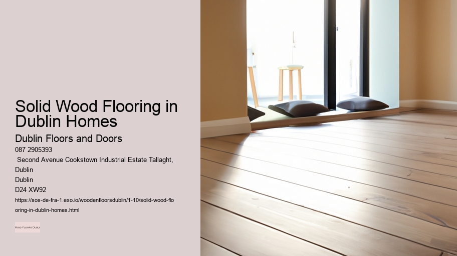 Solid Wood Flooring in Dublin Homes